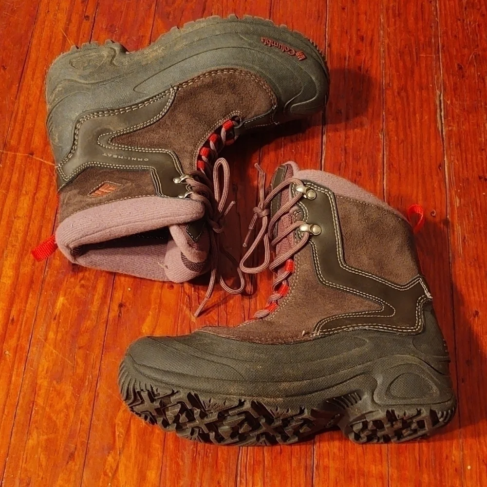 Columbia Bugaboot Plus Omni-Heat Waterproof Winter Boot BY1290-219 Sz 4